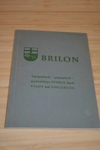 BRILON (Deutschland) Topographisch Geographische Topographie & Geographie, RAR VINTAGE - Bild 1 von 3