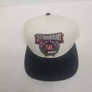 Cappello strapback regolabile vintage 1998 NASCAR 50° anniversario, NOS - Foto 1 di 6