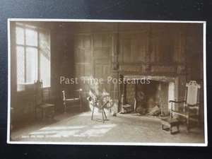 NORWICH Strangers Hall OAK ROOM with SPINNING WHEEL c1925 RP Postcard by Judges - Picture 1 of 2