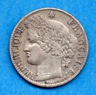 France 1871 A 50 Centimes Silver Coin KM #834.1 - Very Fine