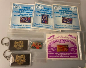 Vintage DAYTONA CAMEL BUDWEISER COLLECTOR PINS 1990’s - Picture 1 of 4