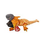 Ty Beanie Baby Slayer Lizard Dragon Plush Stuffed Animal 9” Realistic Iguana Toy