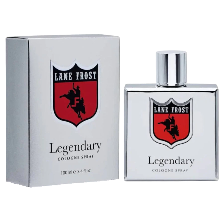 Spray de colonia Lane Frost Legendary Chrome 3,4 OZ para hombre CROMO PIERNA Foto 1 de 1