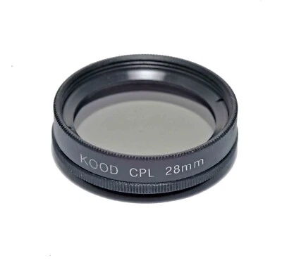 28mm Circular Polariser Filter KOOD Glass CPL Filter 28mm Polarizing Filter  - Image 1 of 3