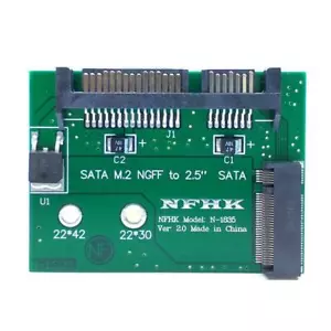 M.2 NGFF B Socket 2242 SSD to 2.5inch SATA 3 Drive Card Adapter Hot V2 Z3I8 G4Z1 - Bild 1 von 11