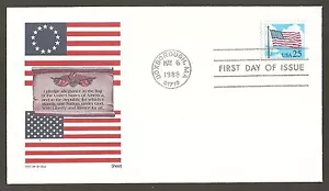 #2278 25c Flag & Clouds - Artmaster FDC - Picture 1 of 2