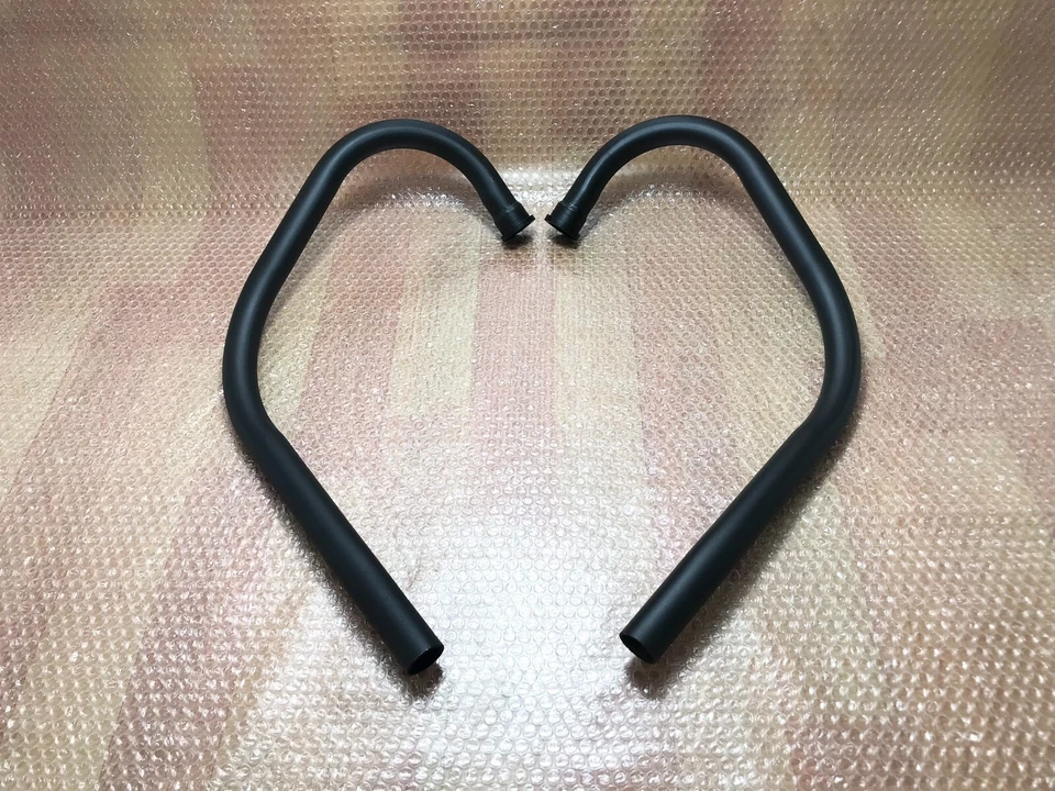 Труба глушителя выхлопной системы Honda SL350 K1 K2 1970-1973 репродукция сталь высокое качество - Изображение 1 из 4