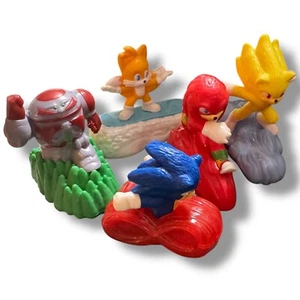2021 Sonic The Hedgehog 2 Movie Pullback Toys - McDonald’s Happy Meal Set Of 5 - Picture 1 of 2