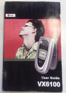 LG VX6100 Guía del usuario Teléfono celular Inglés y Español GnuReads - Imagen 1 de 12