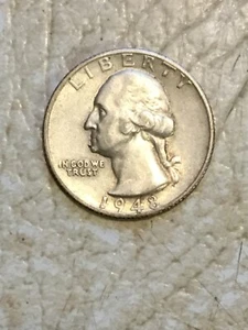 SILVER 1948 S Washington Quarter  90% Silver 25c US Coin TONED - Picture 1 of 4