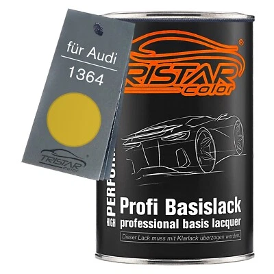 Autolack Dose spritzfertig für Audi 1364 Amarelo Texas Basislack 1,0L - Bild 1 von 4
