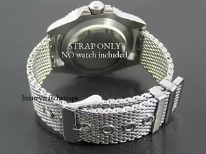 RELOJ DE MALLA DE TIBURÓN ACERO CORREA PULSERA PARA SEIKO 6309 7s26 7002 RELOJ DE BUCEO 22mm - Imagen 1 de 1