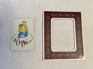 Pi Beta Phi Mini Fridge Frame and Magnet, RETIRED, LICENSED, RETRO - Picture 1 of 1