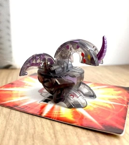 Bakugan Classic Dragonoid Darkus Translucent B2 with CARD - Picture 1 of 5
