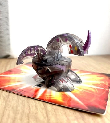 Bakugan Classic Dragonoid Darkus Translucent B2 with CARD - Image 1 of 4