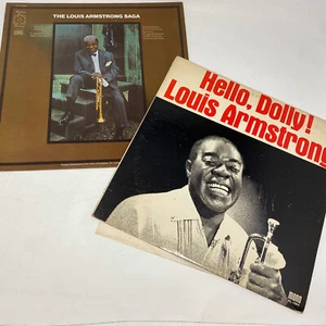 Louis Armstrong HELLO DOLLY + SAGA Vinyl LP Record VG+/VG - Imagen 1 de 4