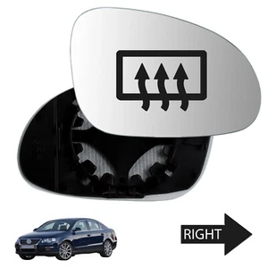 Verre de rétroviseur Avant Droit chauffant convexe pour VW Passat B6 2005-2010 - Photo 1 sur 8