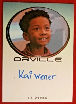 THE ORVILLE - KAI WENER - Personally Signed Autograph Card - 2018 - Image 1 of 2