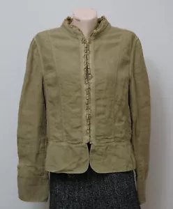 ESCADA Sport beige linen blazer jacket size 42 - Picture 1 of 6