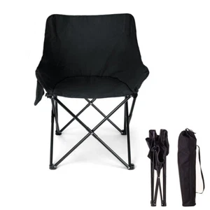 Camping Chair Portable Adult Basic Heavy Duty Outdoor Folding Chairs Up to 250LB - Picture 1 of 13