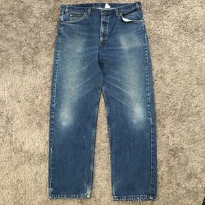 Vintage Levi’s Orange Tab 505 Jeans Men’s Size 38x30 Blue Perfect Fade 90s - Picture 1 of 15