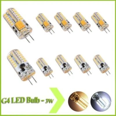 1-10X G4 LED Bulb 3W Cool White/Warm White AC/DC 12Volt Bi Pin Base Lamp - Image 1 of 4