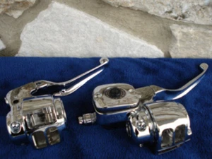 DOT 5 HAND CONTROLS BRAKE CLUTCH LEVERS FOR HARLEY 1996-2005 - Picture 1 of 6