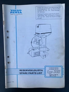 Volvo Penta Archimedes 450 300 499cc Outboard Motor Spare Parts List Manual - Bild 1 von 3