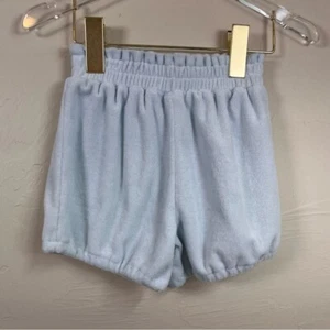 Minnow light blue terry cloth shorts size 5 / 6 - Picture 1 of 4