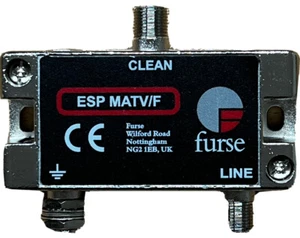 Furse ESP MATV/F Line Protector with Female F Connectors for Coaxial MATV Lines - Picture 1 of 3