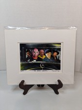 Nelson De La Nuez "The Artist Carpool" Print 1996 Matted signed in pencil 8x10