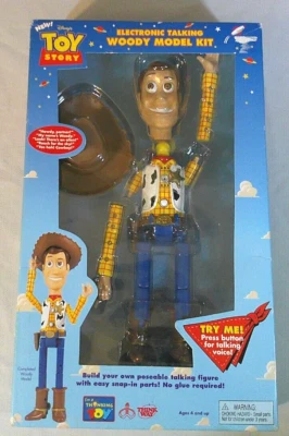 De colección Disney Pixar Toy Story Woody Talking Modelo Kit Por ThinkWay Toys Nuevo Foto 1 de 4