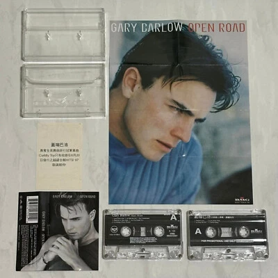 Gary Barlow 1997 Open Road Taiwan Cassette Tape x 2 + Promo Sampler Book Poster - Image 1 of 4