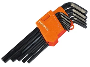 Faithfull - Metric Long Arm Hex Key Set, 13 Piece - Picture 1 of 1