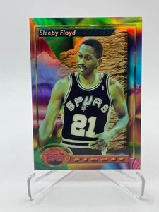 1993-94 TOPPS FINEST SLEEPY FLOYD #72 REFRACTOR SP SPURS - Picture 1 of 1