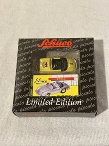 SCHUCO PICCOLO LIMITED EDITION PORSCHE 356A CABRIO CONVERTIBLE YELLOW ROUTE 66 - Picture 1 of 4
