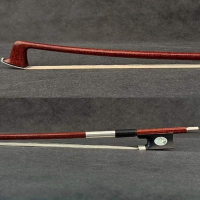 Master Pernambuco Skin Carbon Fiber Violin Bow 4/4 Ebony Special Frog Silver 60G - Image 1 of 4