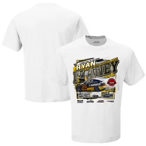 Men's Checkered Flag Sports White Ryan Blaney 2025 Coke Zero Sugar 400 Race - Picture 1 of 3