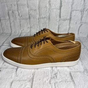 Allen Edmonds Strand Men's Oxford Dress Sneakers Walnut Brown 3866 Size 10 B - Picture 1 of 11