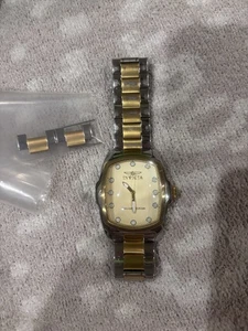 Invicta Lupah gold/ Silver Men's Watch - - Picture 1 of 1