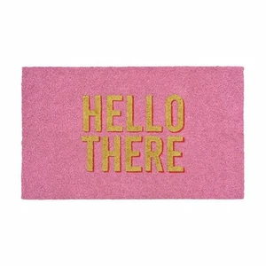 Gift Company alfombrilla Hello there alfombrilla de puerta alfombrilla anti suciedad rosa brillante 75x45 cm - Imagen 1 de 1