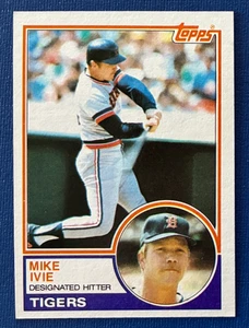 1983 Topps Baseball #613 Mike Ivie - Detroit Tigers - NM - Picture 1 of 2