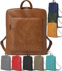 Rucksack Handtasche 2 in1 Shopper Damen Veganes-Leder Kunstleder Groß 30605 - Bild 1 von 67