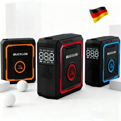 BUCKLOS Elektrische Akku-Pumpe Fahrrad Reifen Pumpen Schrader/Presta Ventil 150PSI