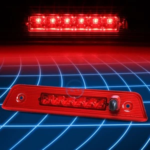 For 08-12 Jeep Liberty Red LED 3rd Third Brake Light Parking Lamp Replacement - Imagen 1 de 5