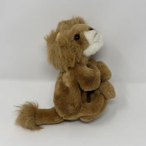 Lion A&A Plush Small Hook & Loop Legs Toy Stuffed Animal Stuffie 90s - Picture 1 of 7