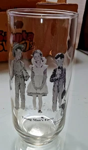 Vaso de cristalería Norman Rockwell vintage - Imagen 1 de 3