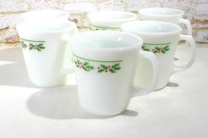 Corningware Christmas Mugs Set of 6 - Picture 1 of 9