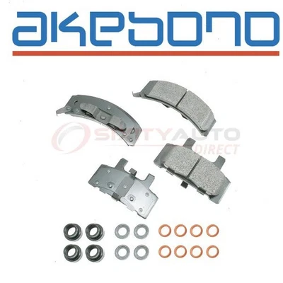 Akebono Pro-ACT Front Disc Brake Pad Set for 1992-1999 GMC K1500 Suburban xy Foto 1 de 4
