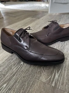 Scarpe eleganti Oxford uomo marrone Bruno Magli Ranuncolo pelle italiana stringate 11,5 - Foto 1 di 20